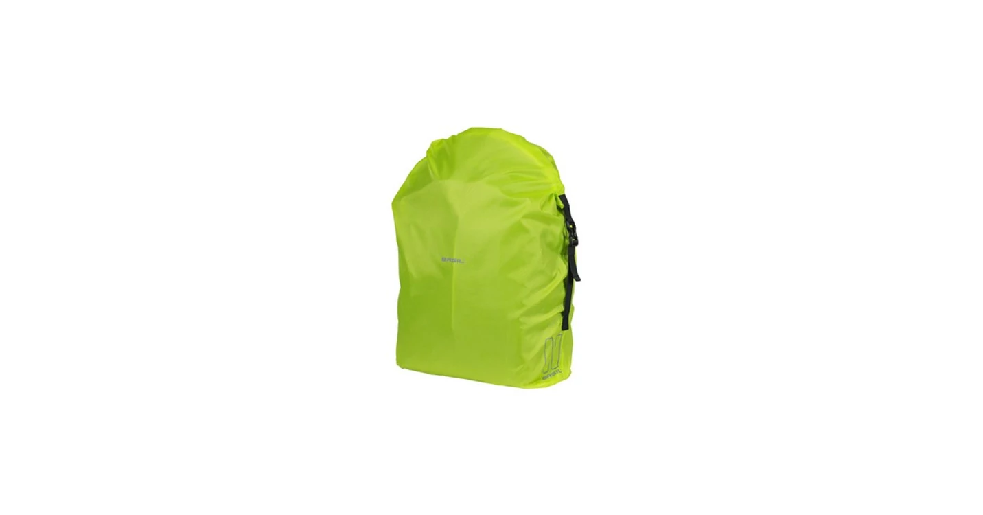 Regenschutz für Fahrradtasche Basil Keep Dry and Clean - Vertikal - Neongelb